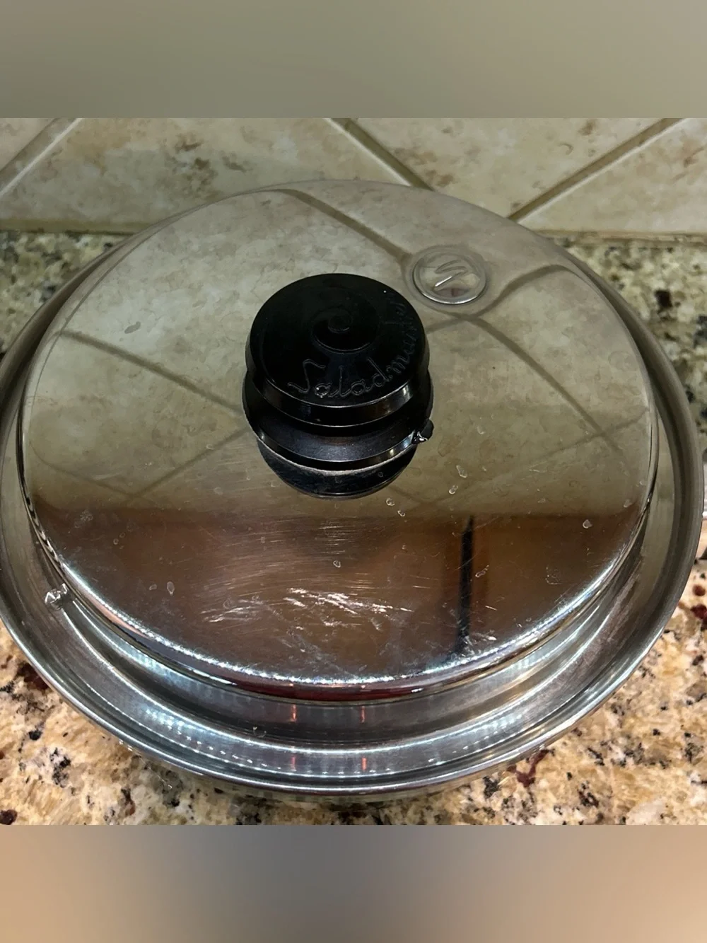 Saladmaster T304S Stainless Steel 8.5” Sauce Pan Skillet w/ Vapo Lid Made In USA